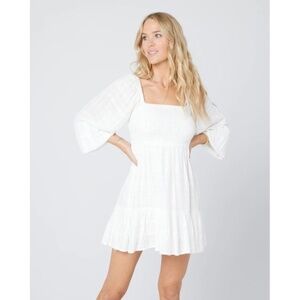 L*Space Winslet long sleeve mini Dress (size L) NWT